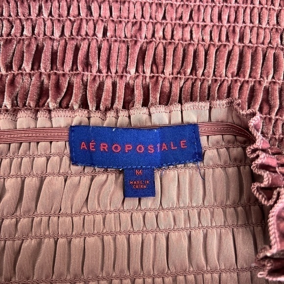 Aeropostale Pink Velvet Top - Picture 5 of 7